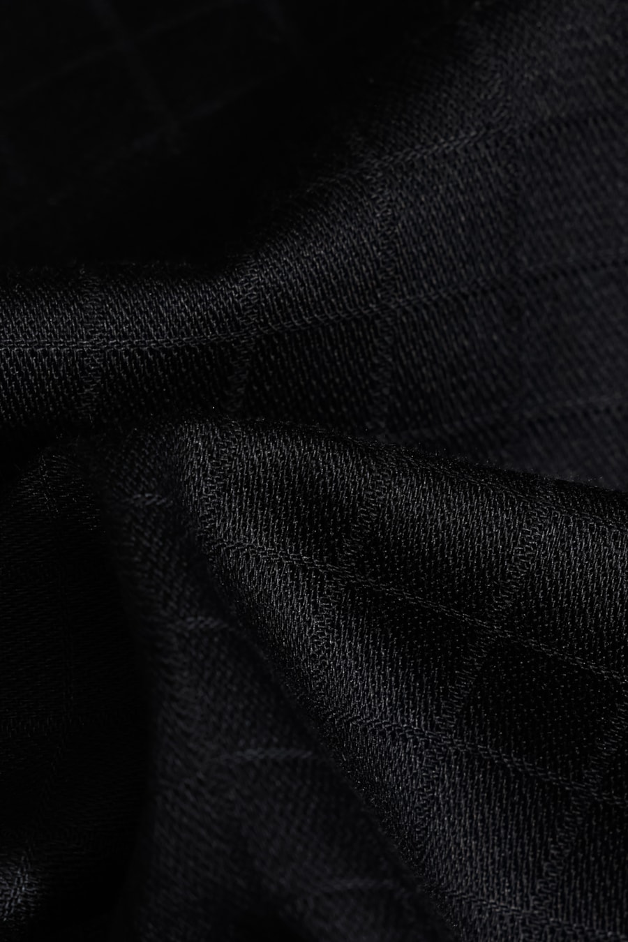Camisa Slim Tricoline Maquinetada Preto — foto 5 de 5