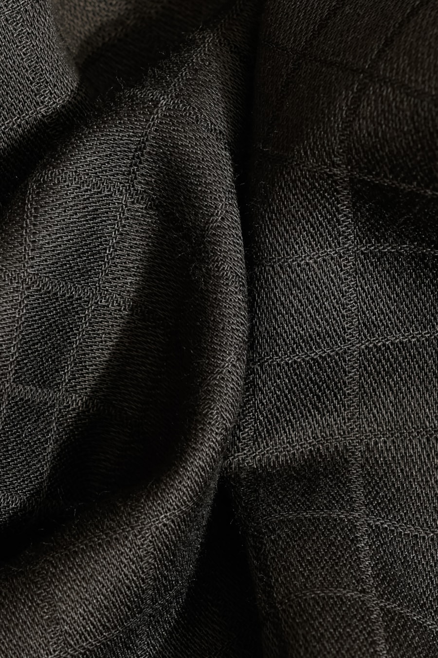 Camisa Slim Tricoline Maquinetada Verde Militar — foto 5 de 5