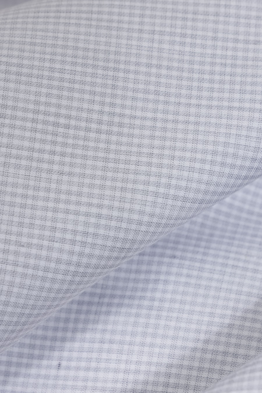 Camisa Slim Tricoline Xadrez Cinza — foto 5 de 5