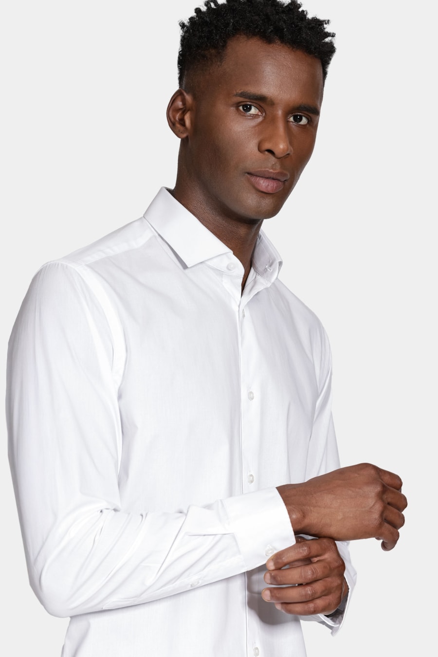 Camisa Social Manga Longa Slim Branco — foto 3 de 6