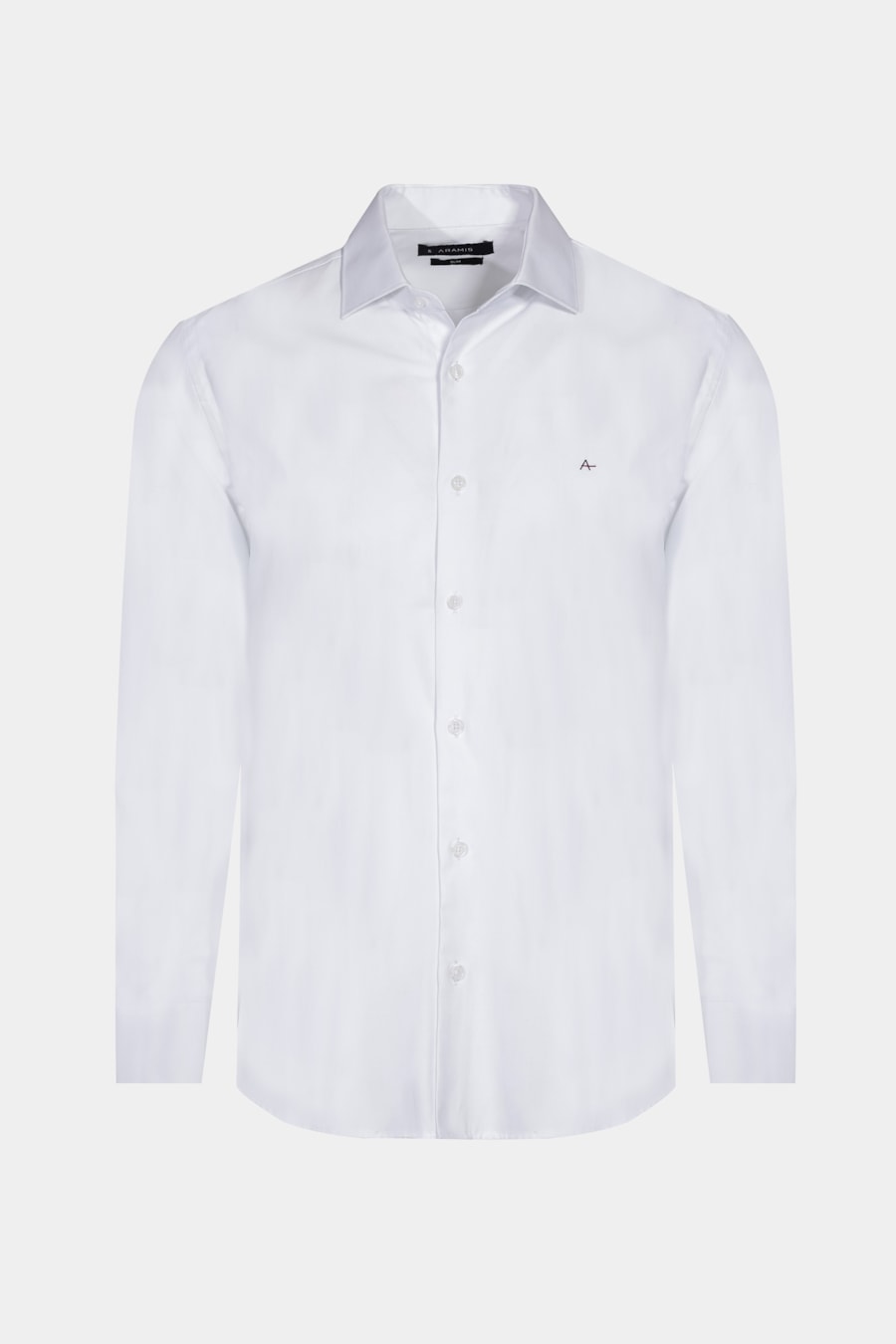 Camisa Social Slim Maquinetada Mista (Não Ativar) Branco — foto 6 de 6