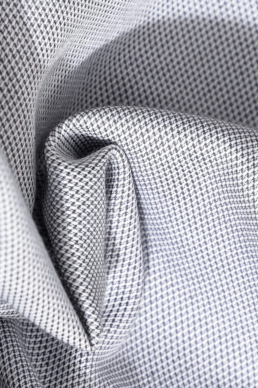 Camisa Social Slim Maquinetada Mista (Não Ativar) Cinza — foto 5 de 6
