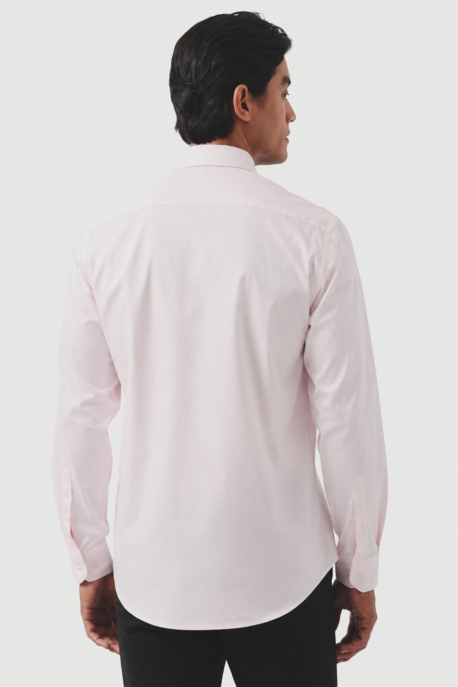 Camisa Social Super Slim Algodão Egípcio Stretch Rosa — foto 4 de 4