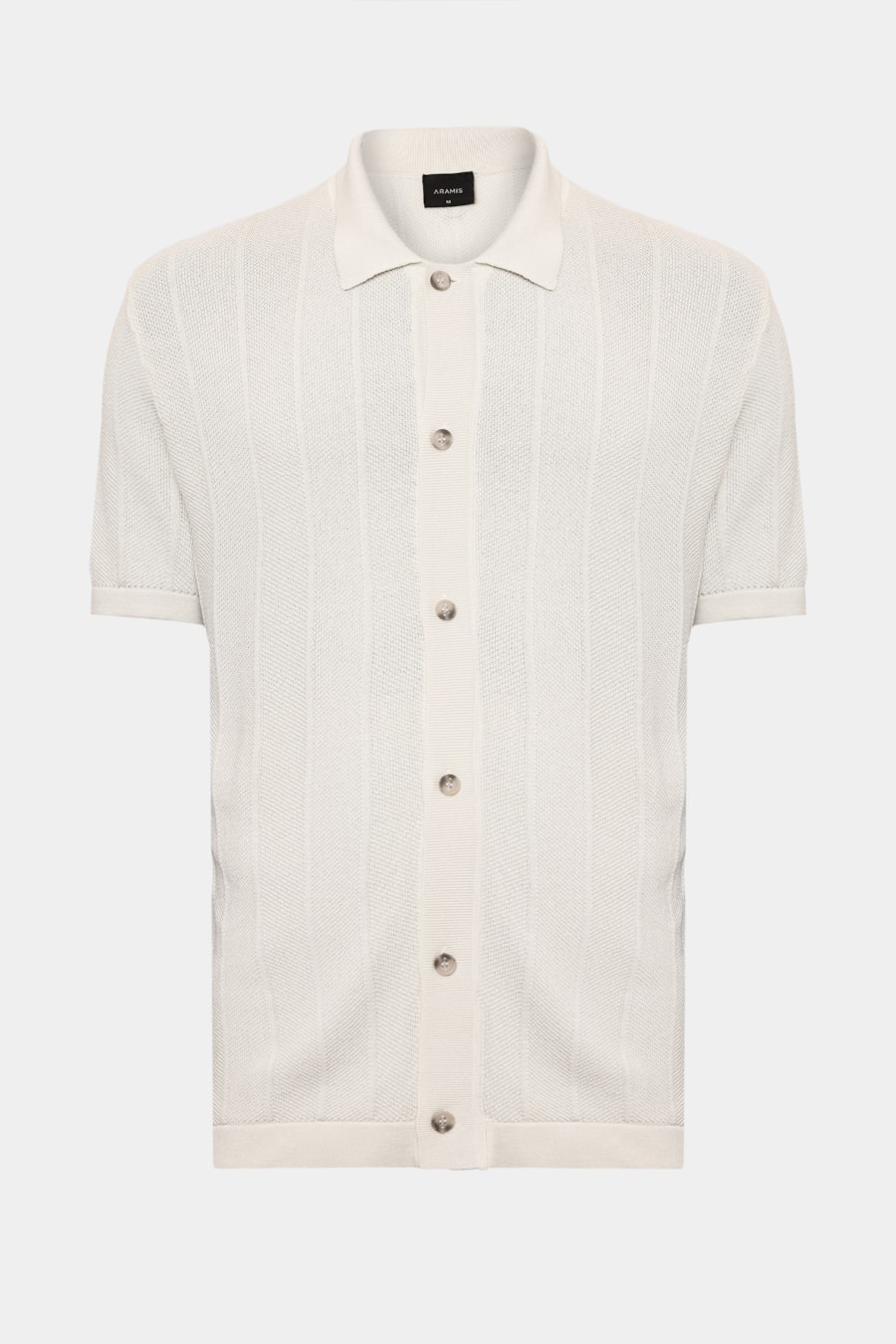 Camisa Tricot Manga Curta Chevron Off White — foto 5 de 6