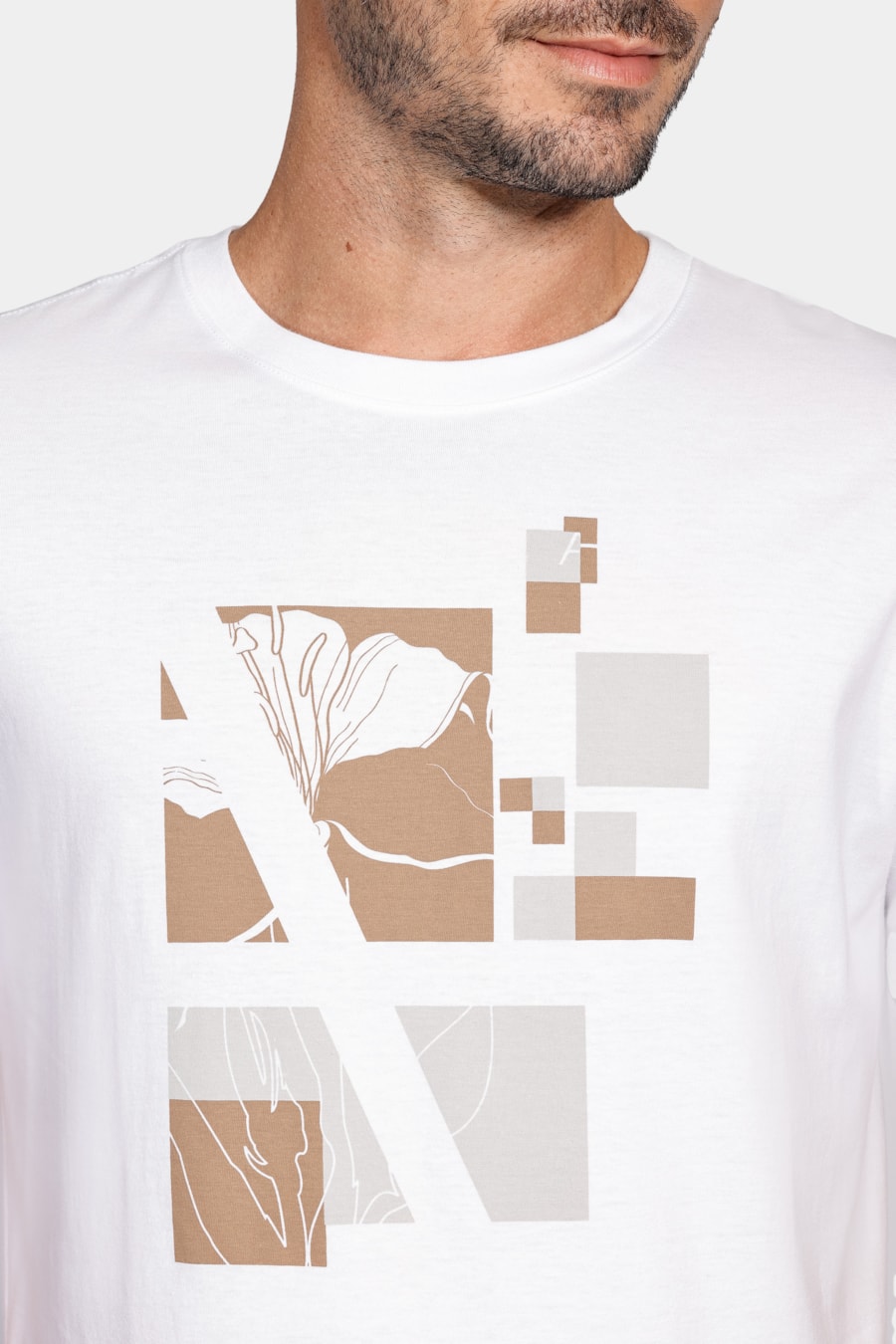 Camiseta a Lírio Pixels Branco — foto 3 de 4