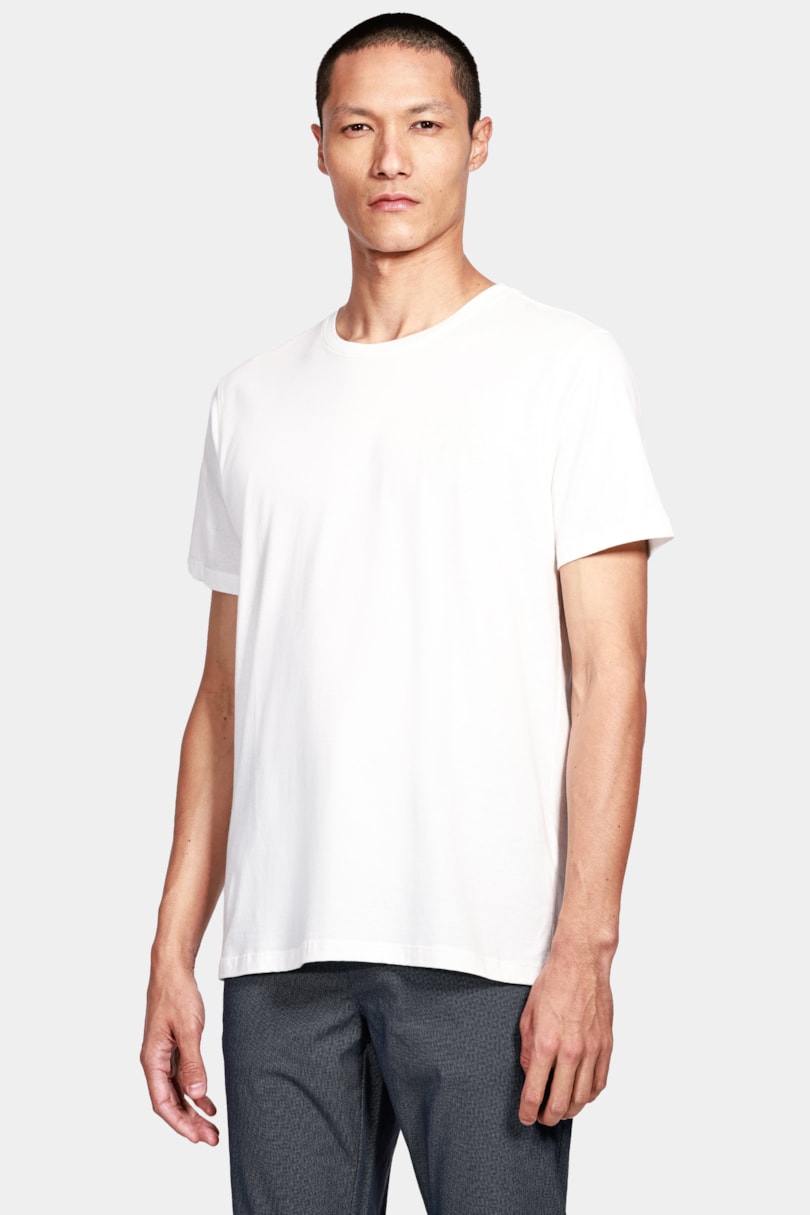 Camiseta a Pixel Outline Off White