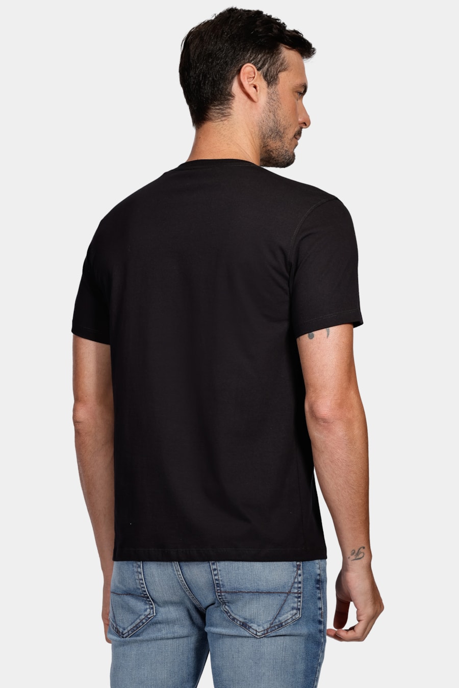 Camiseta a Pixel Outline Preto — foto 4 de 4