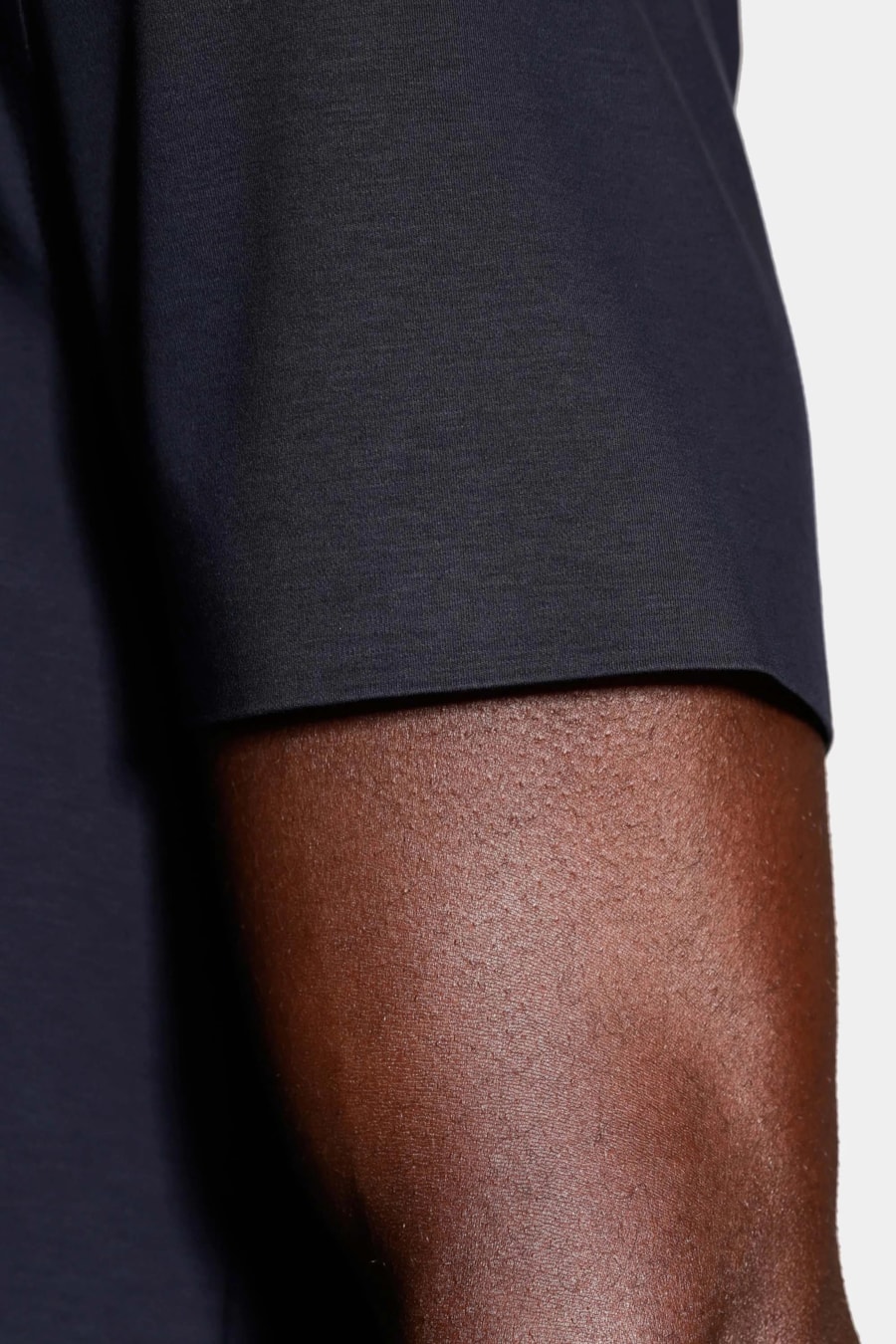 Camiseta Algodão C/ Elastano Fio 100 Marinho — foto 4 de 10