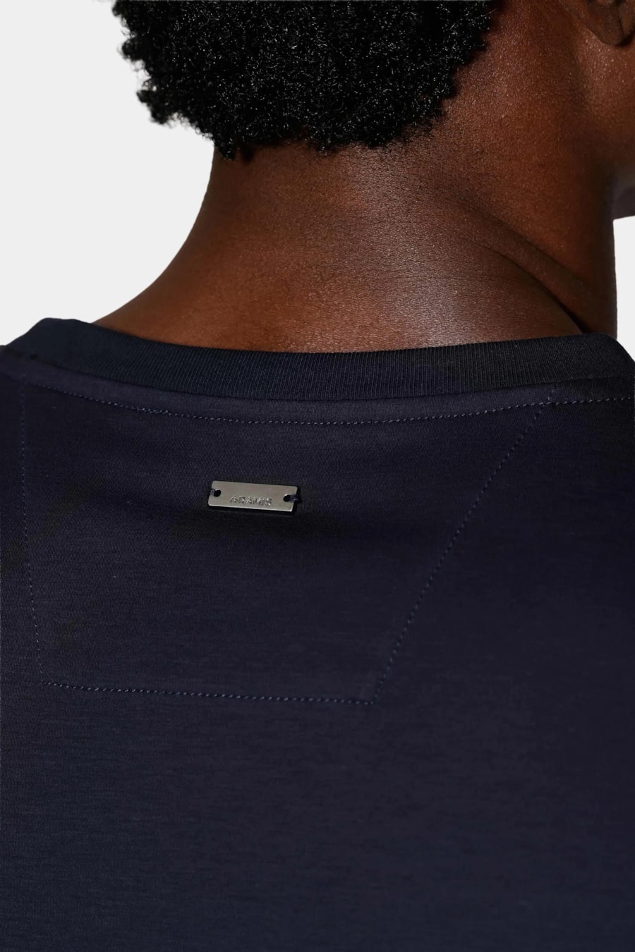 Camiseta Algodão C/ Elastano Fio 100 Marinho — foto 6 de 10