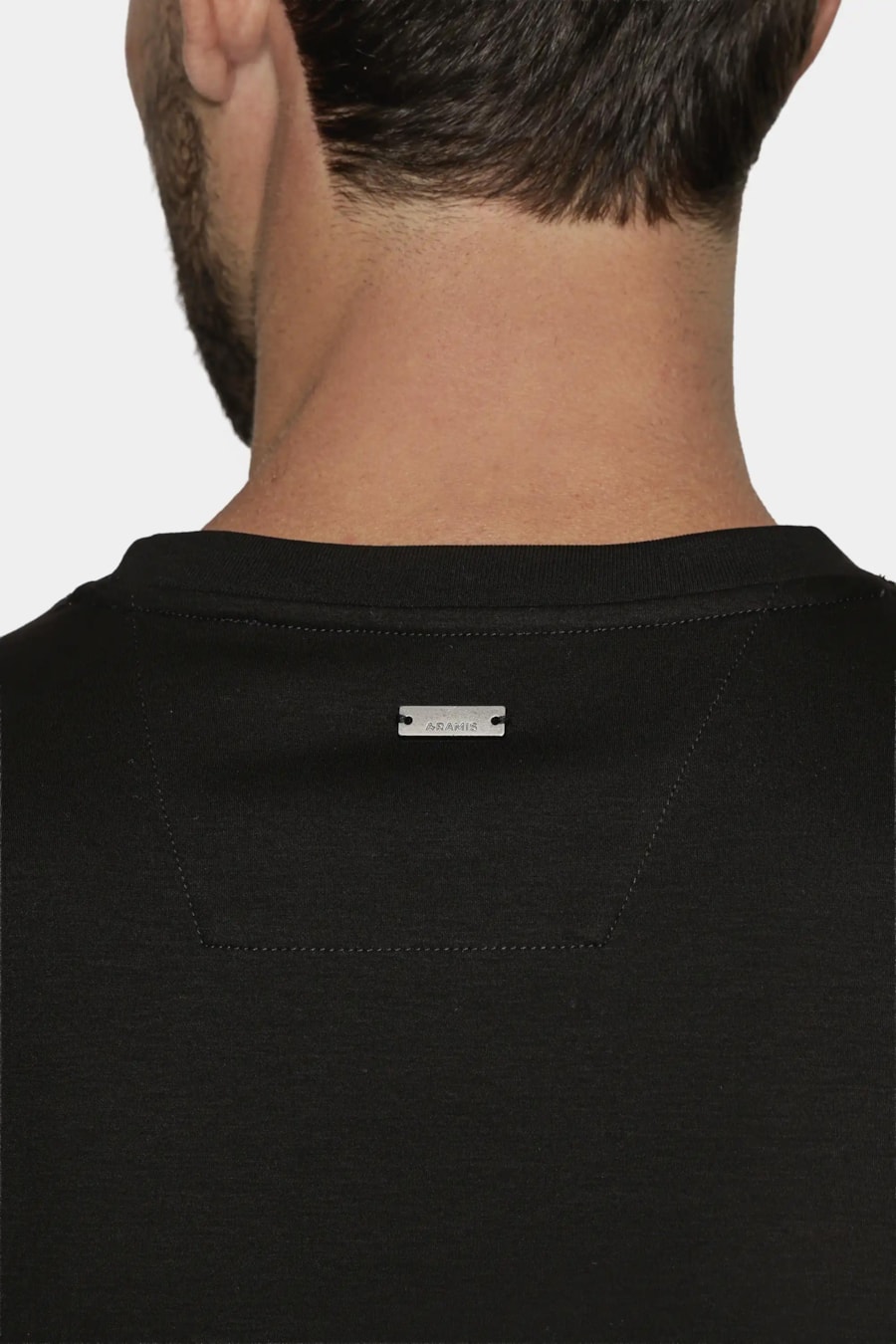 Camiseta Algodão C/ Elastano Fio 100 Preto — foto 4 de 8