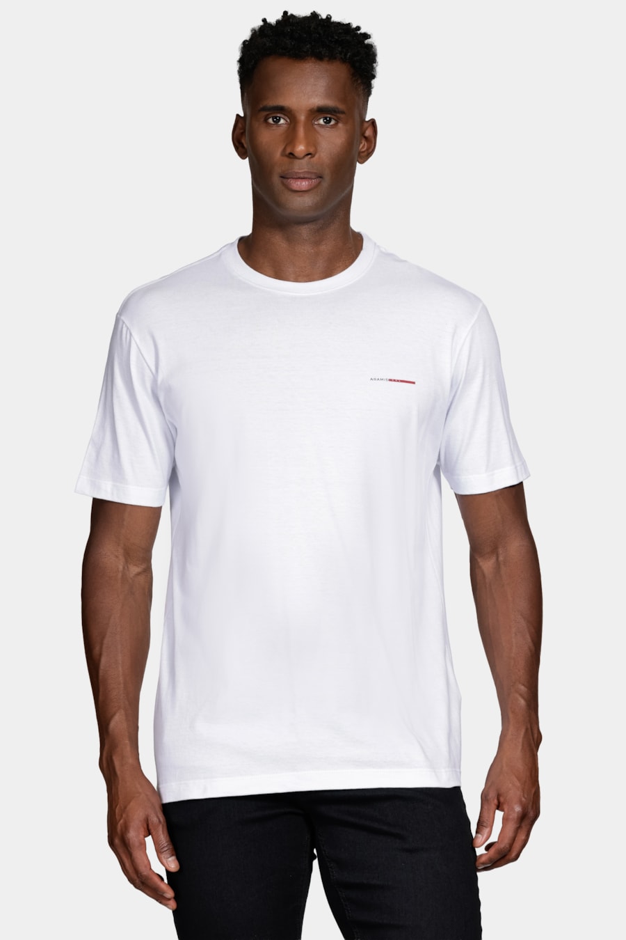 Camiseta Algodão Manga Curta Aramis 95 Branco — foto 1 de 5