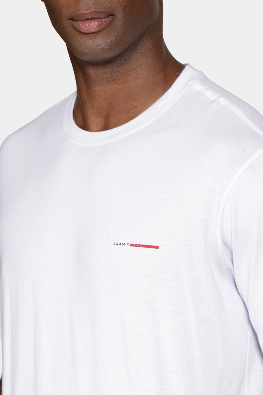 Camiseta Algodão Manga Curta Aramis 95 Branco — foto 3 de 5