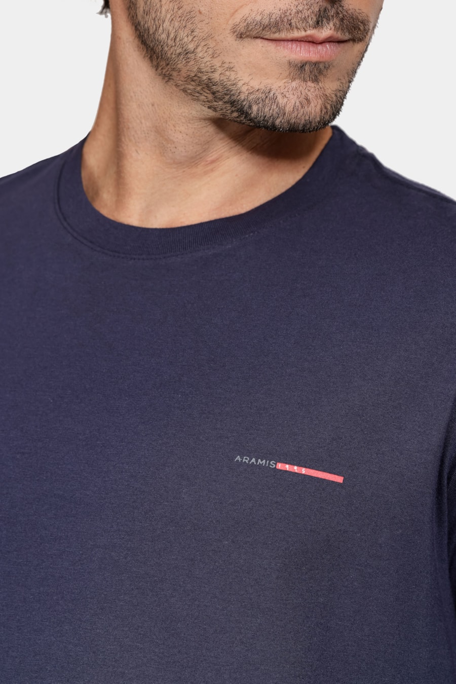 Camiseta Algodão Manga Curta Aramis 95 Navy — foto 3 de 5