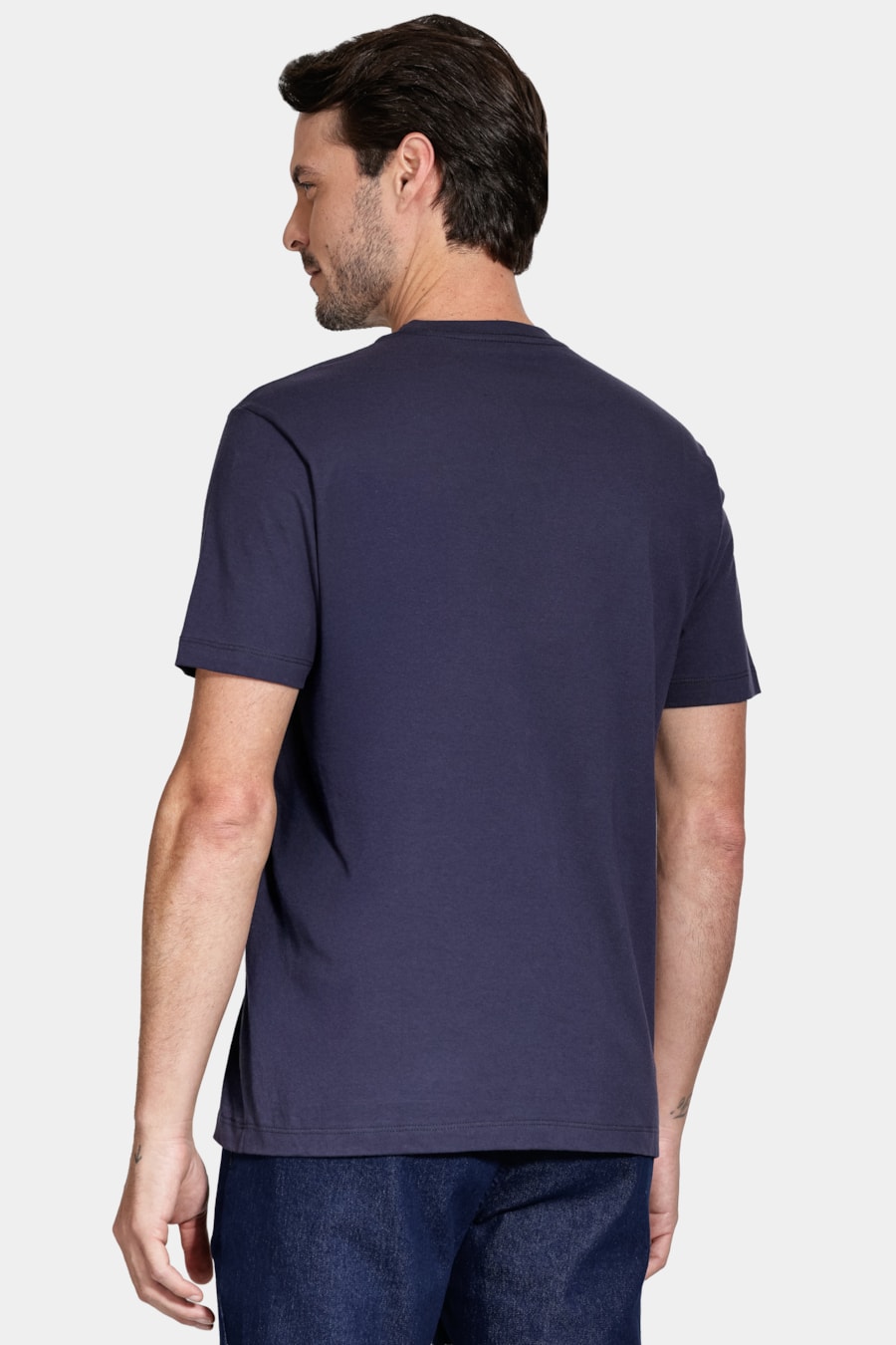 Camiseta Algodão Manga Curta Aramis 95 Navy — foto 4 de 5