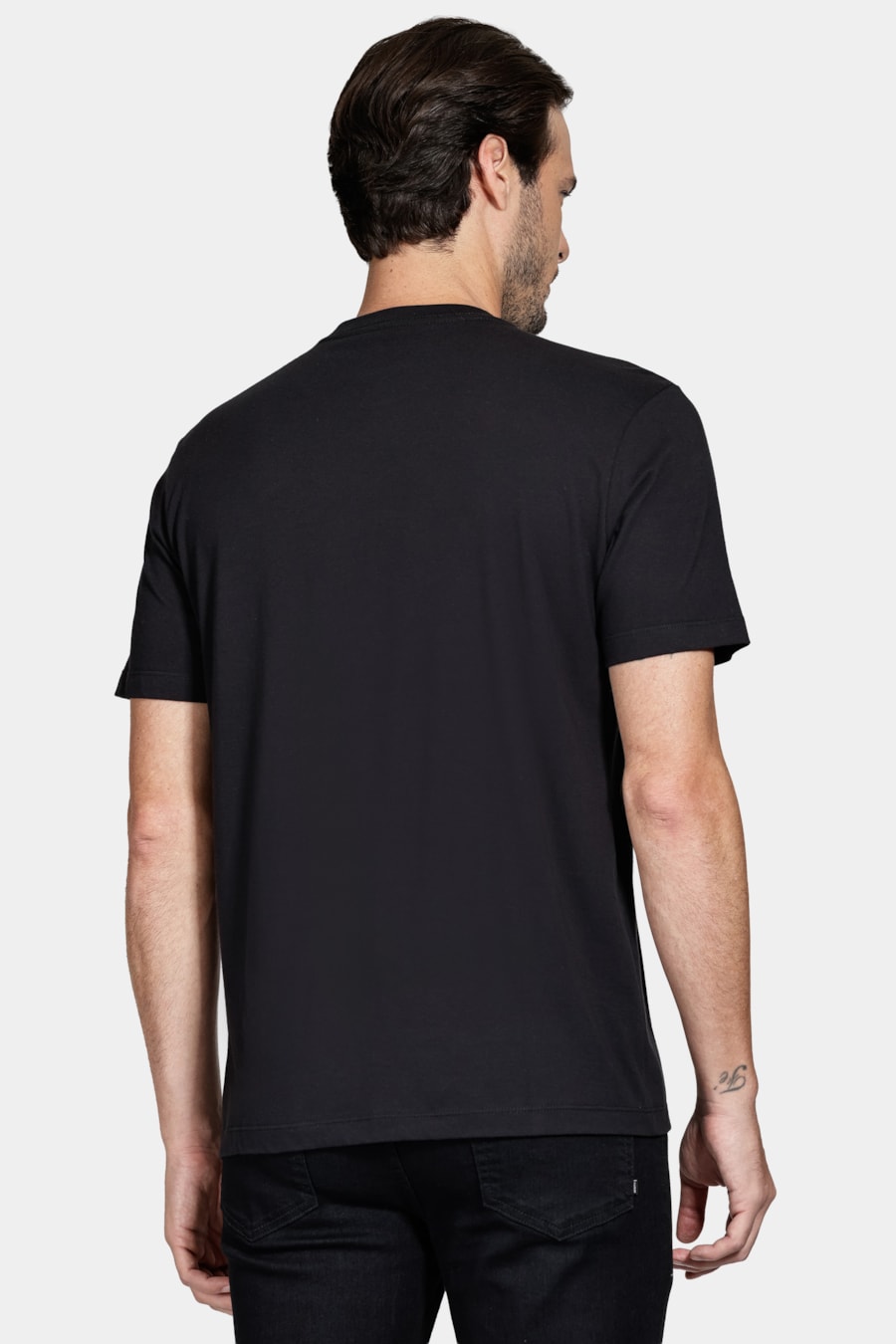 Camiseta Algodão Manga Curta Aramis 95 Preto — foto 4 de 5
