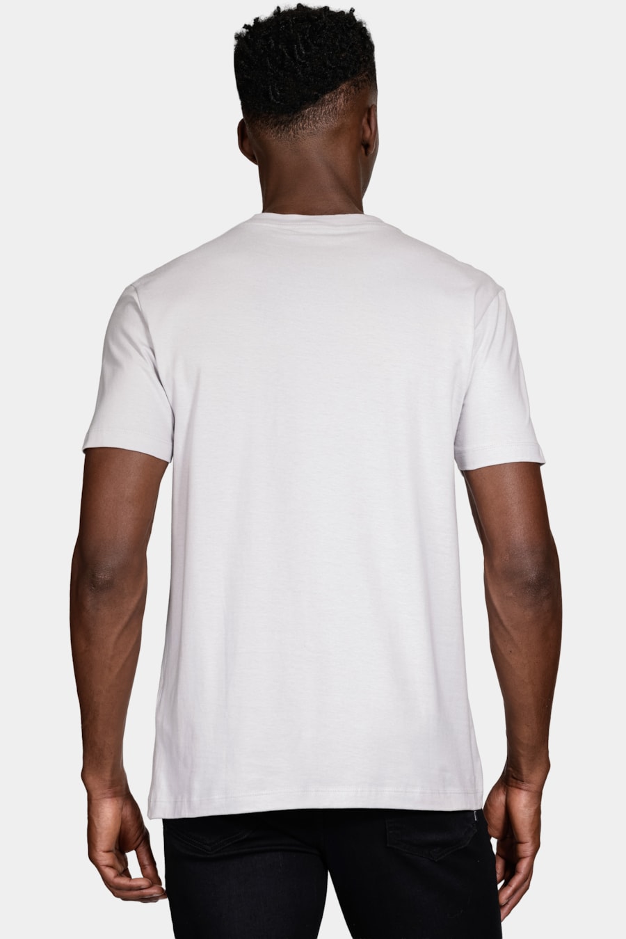 Camiseta Algodão Manga Curta Aramis Cinza Claro 116 — foto 4 de 5