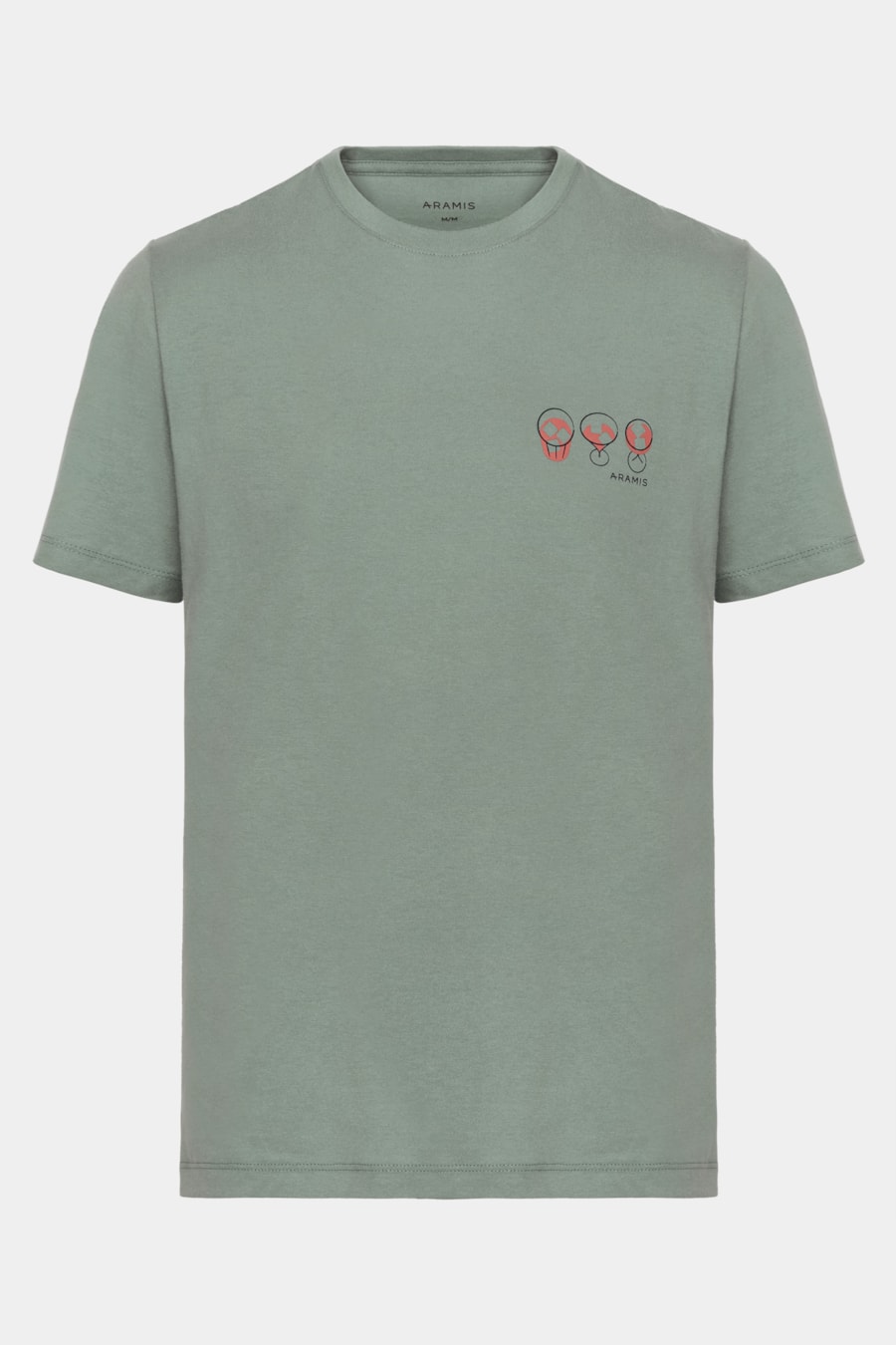 Camiseta Algodão Manga Curta Coquetel Menta 116
