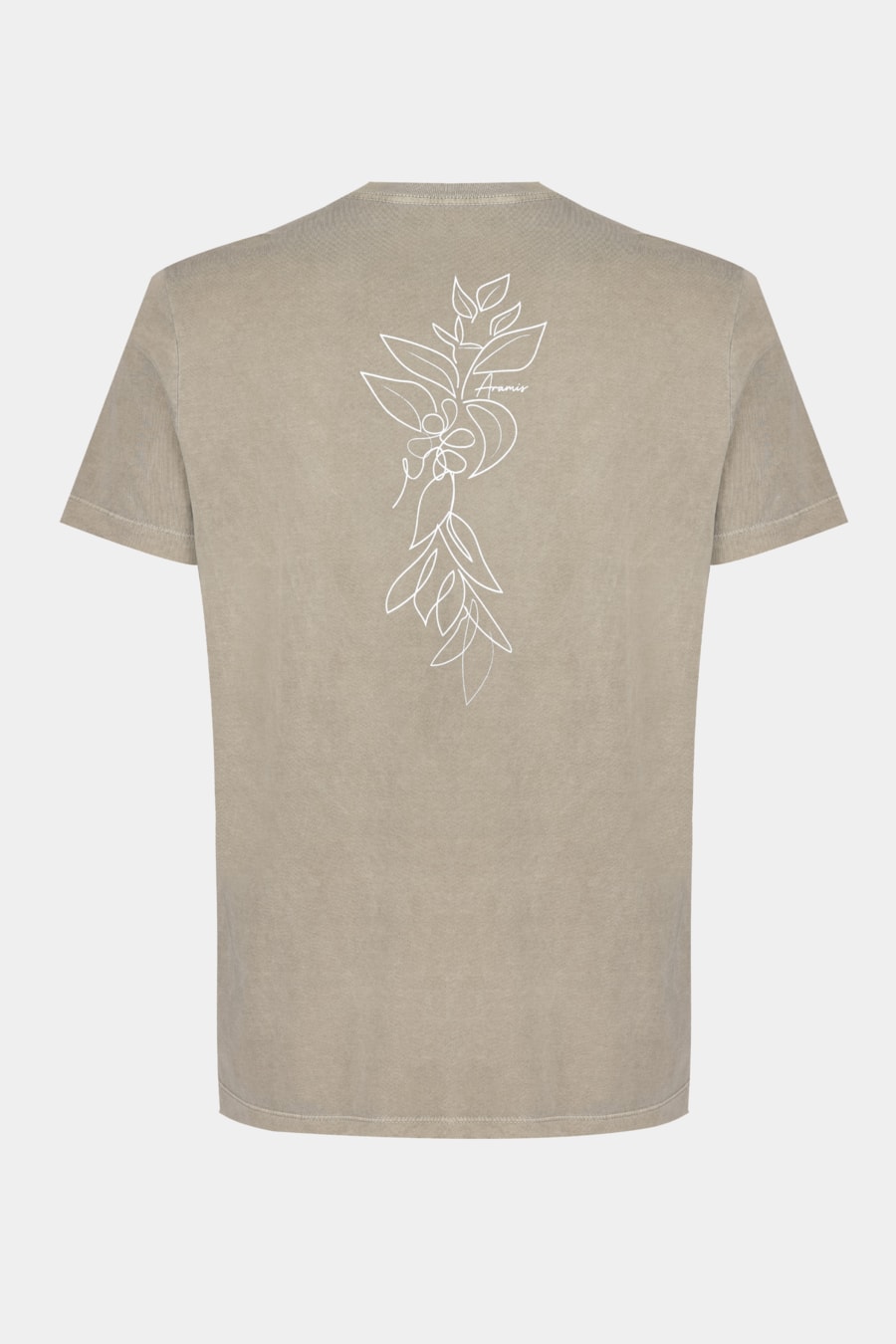 Camiseta Algodão Manga Curta Estonada Caqui 116 — foto 6 de 6