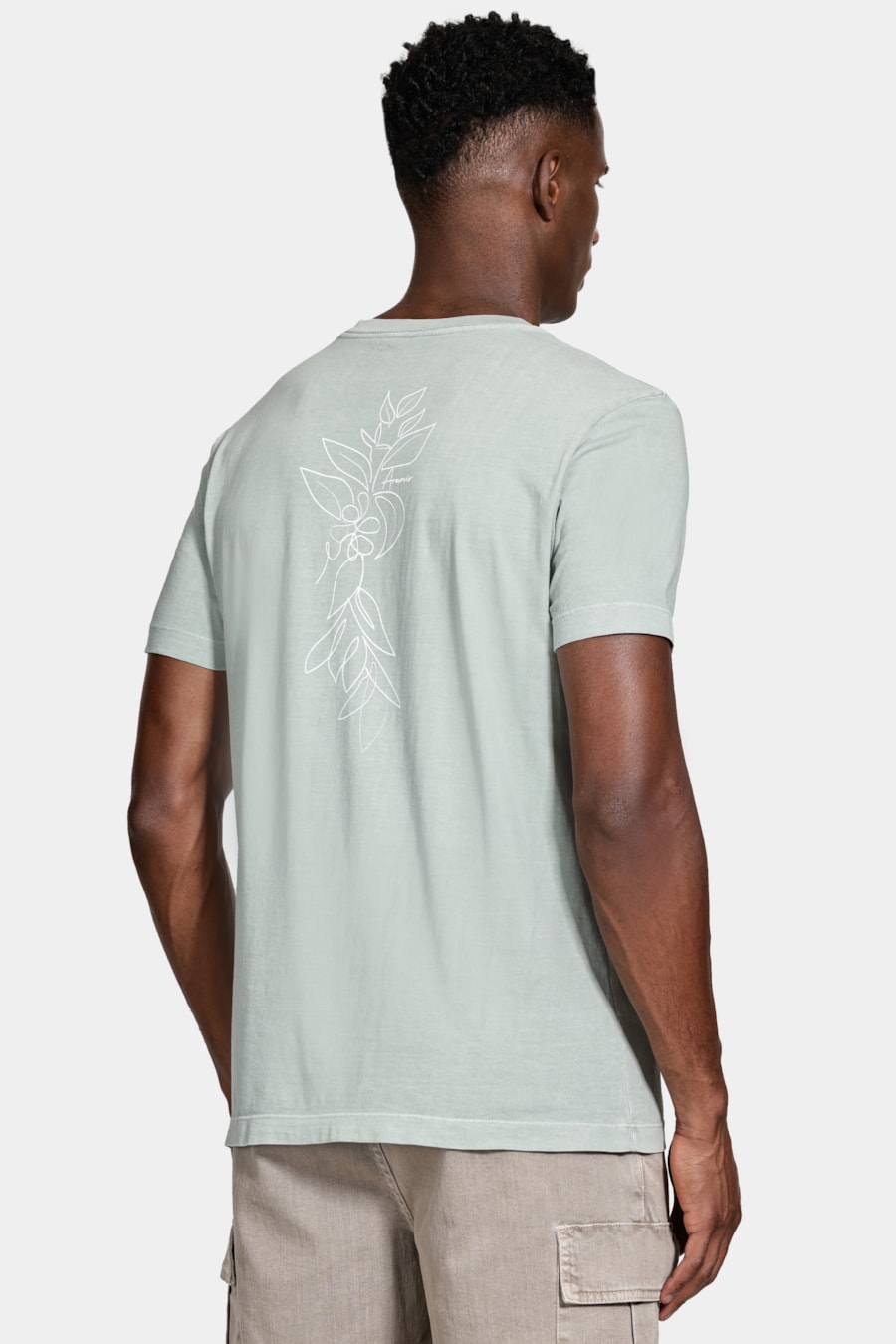 Camiseta Algodão Manga Curta Estonada Menta 116 — foto 5 de 7