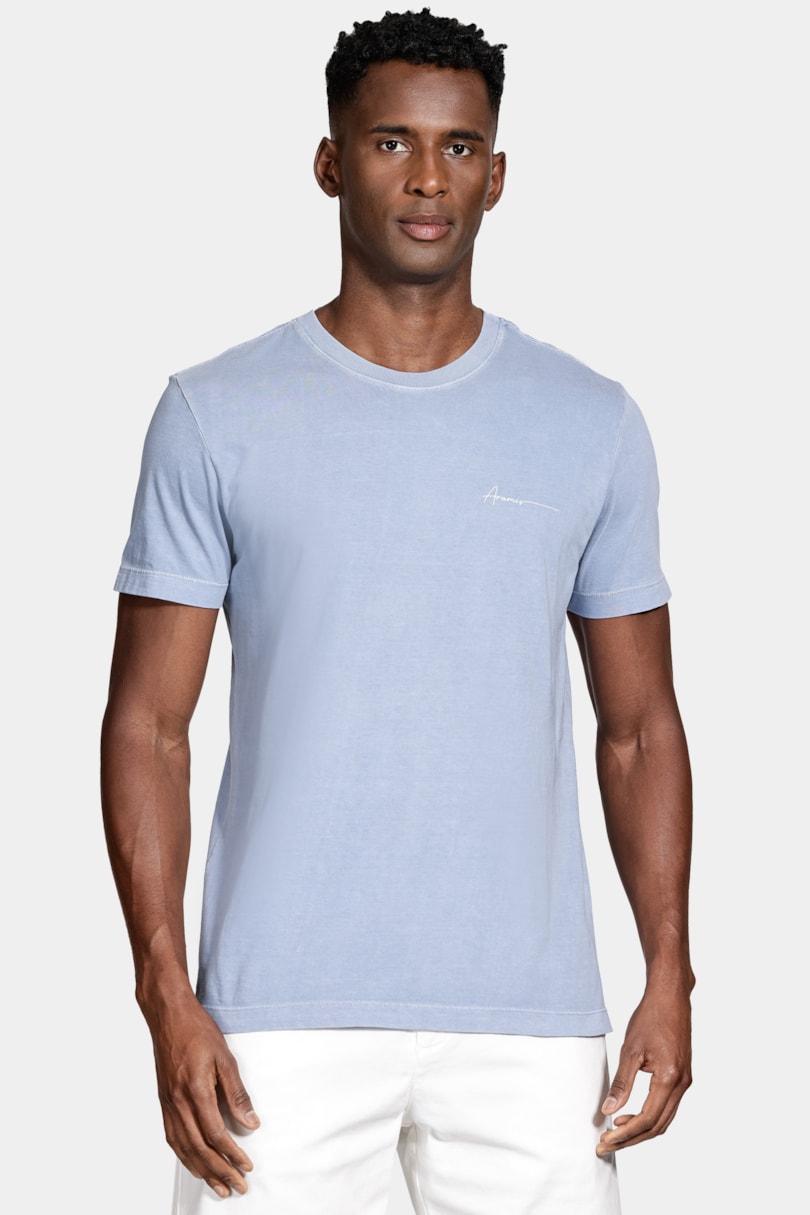 Camiseta Algodão Manga Curta Estonada Mineral 116