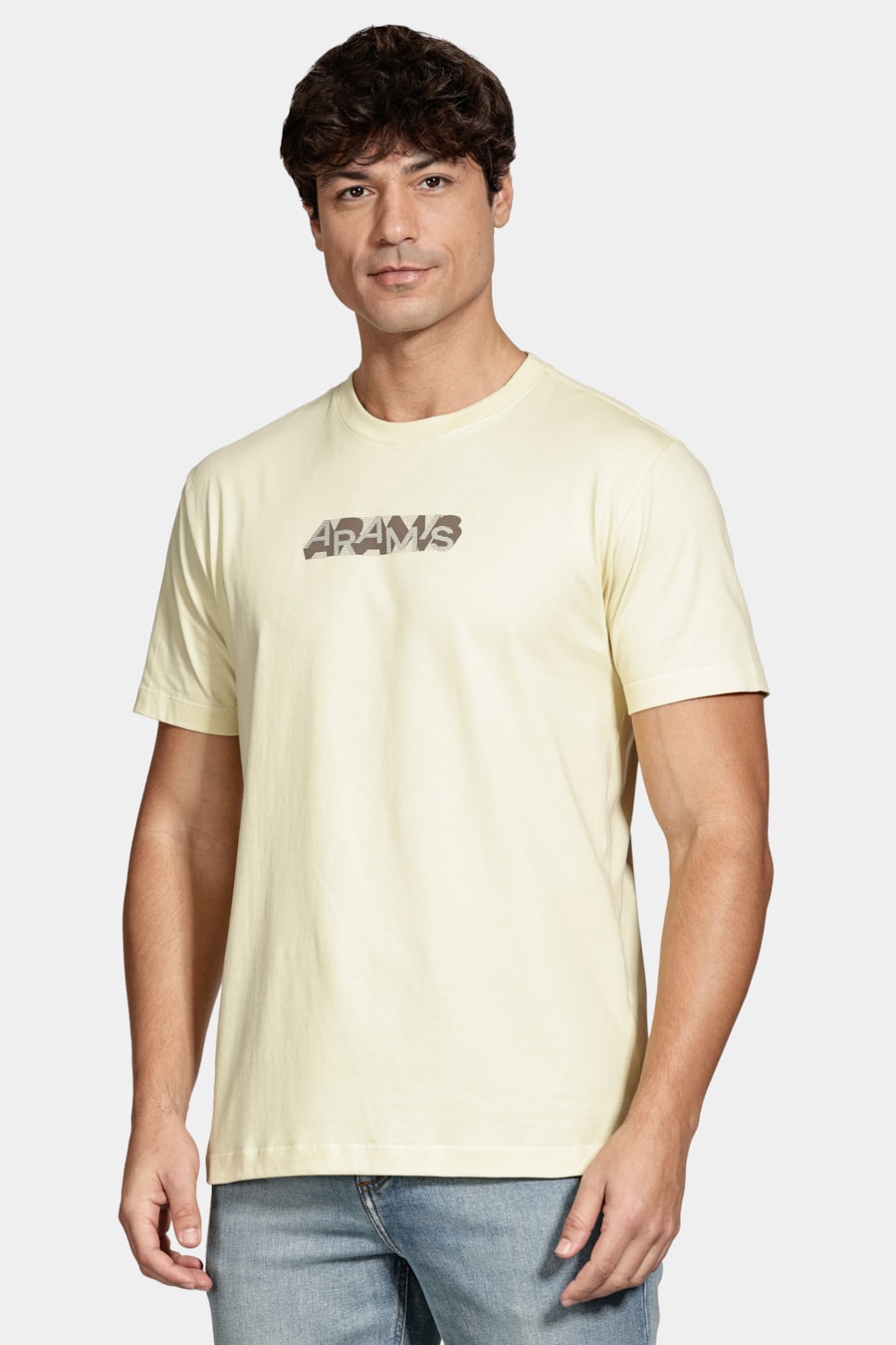 Camiseta Algodão Manga Curta Geometrica Citrico 116 — foto 1 de 5