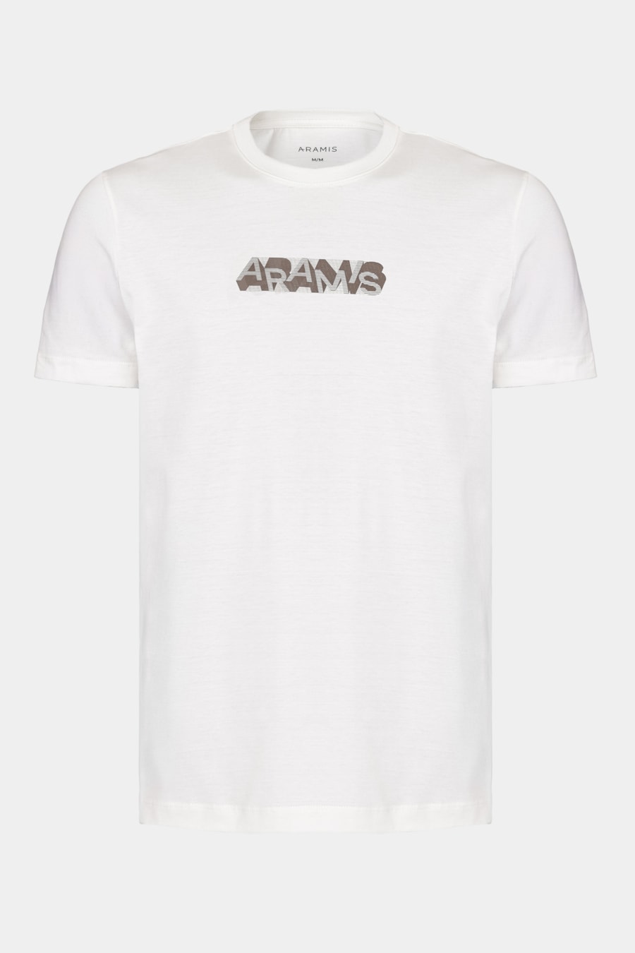 Camiseta Algodão Manga Curta Geometrica Off White — foto 5 de 5