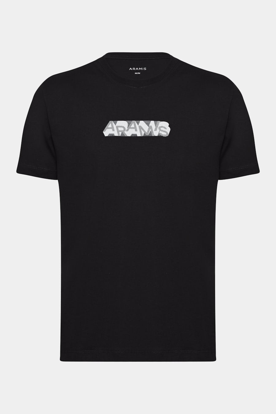 Camiseta Algodão Manga Curta Geometrica Preto — foto 5 de 5