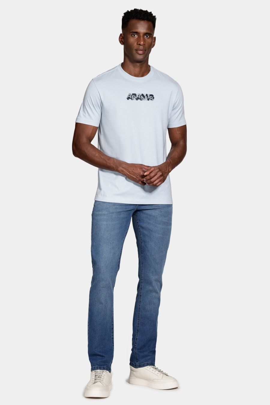 Camiseta Algodão Manga Curta Geometrica Topazio 116 — foto 2 de 5