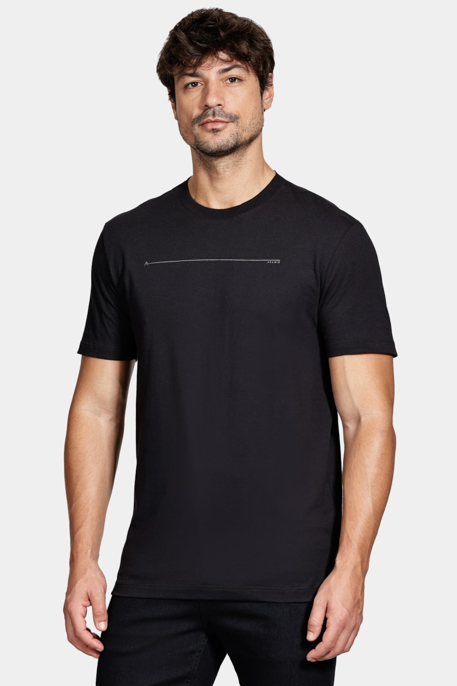 Camiseta Algodão Manga Curta Icon Preto — foto 1 de 5