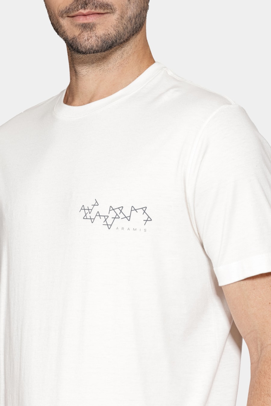 Camiseta Algodão Manga Curta Iconica Off White — foto 3 de 5