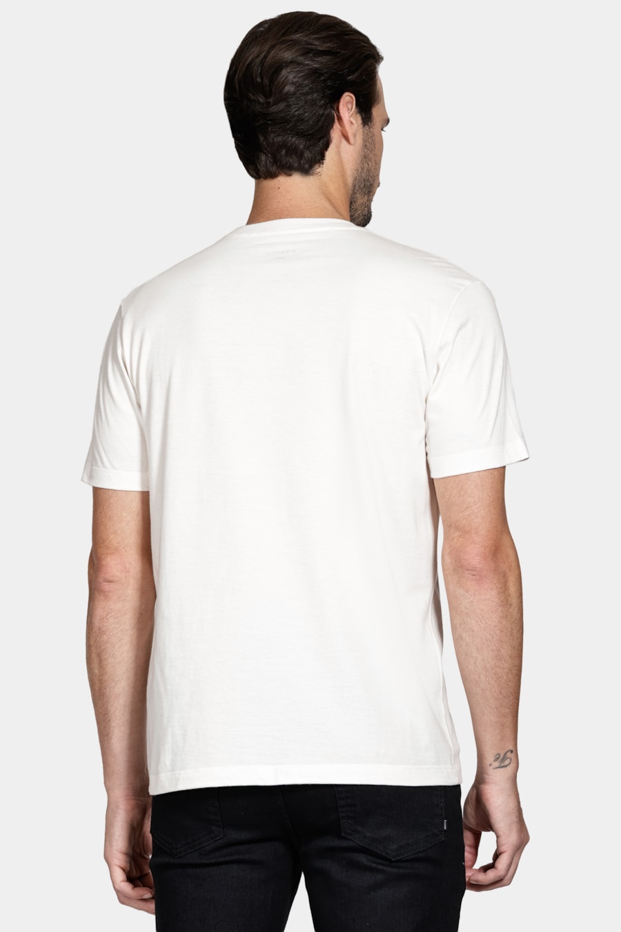 Camiseta Algodão Manga Curta Iconica Off White — foto 4 de 5