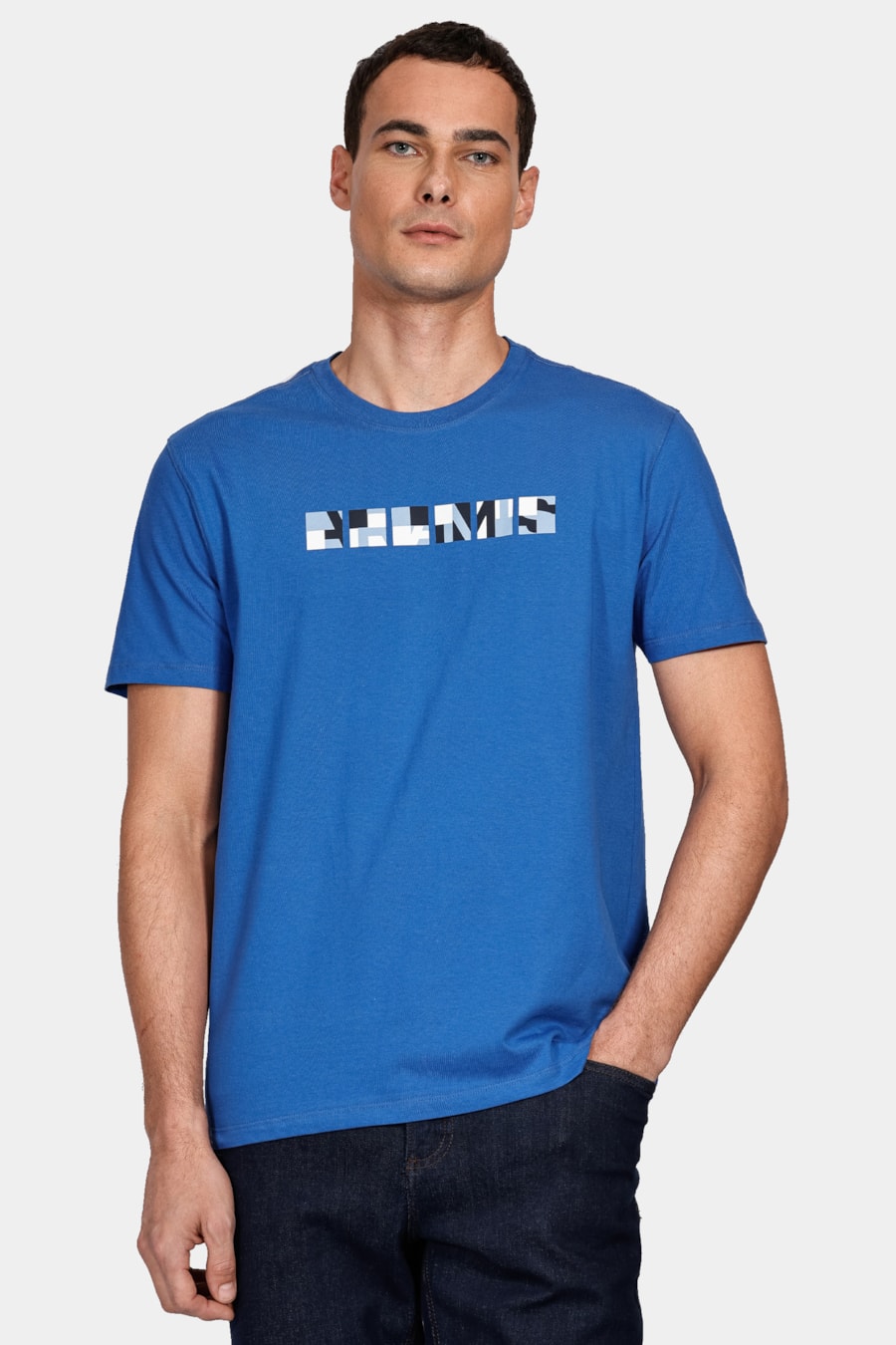 Camiseta Aramis 6 Quadrados Azul Royal — foto 1 de 4
