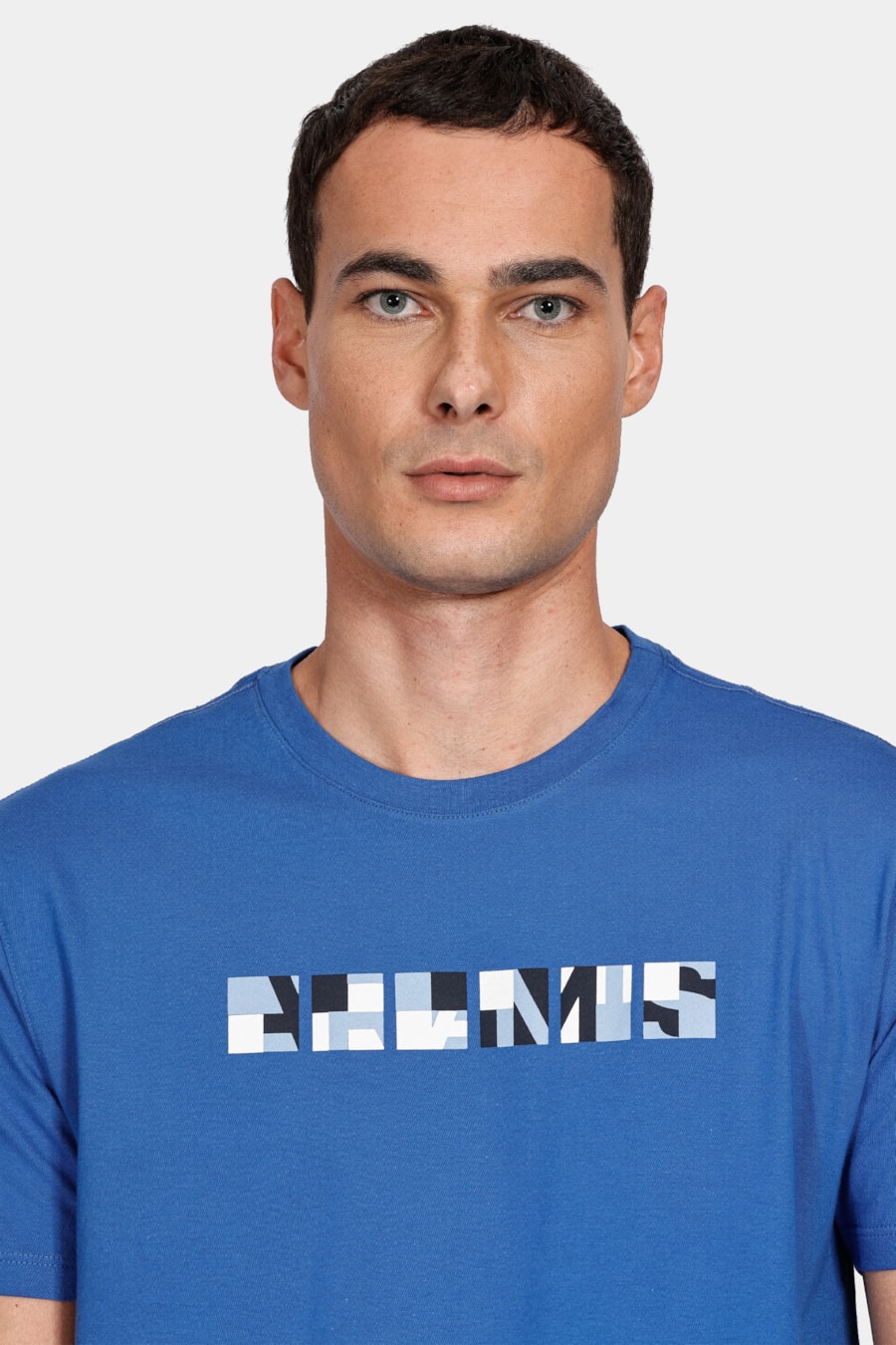 Camiseta Aramis 6 Quadrados Azul Royal — foto 3 de 4