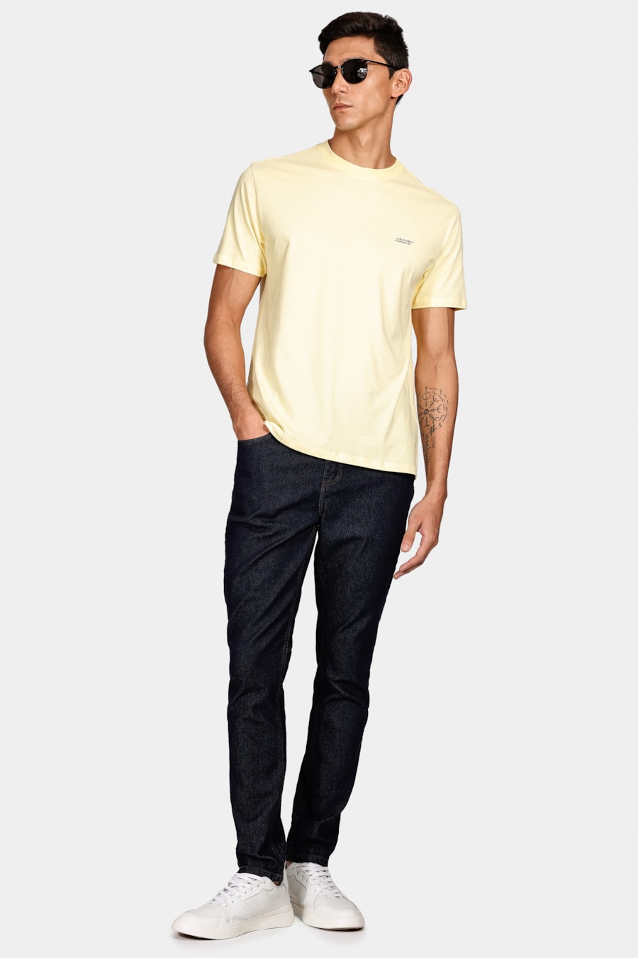 Camiseta Aramis Barcode 2 Amarelo Dente Leão — foto 2 de 4