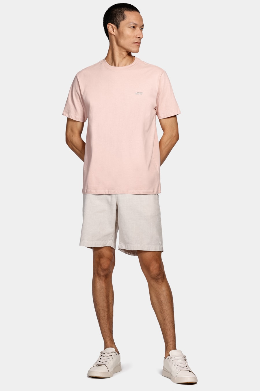 Camiseta Aramis Barcode 2 Rosa Seco — foto 2 de 4