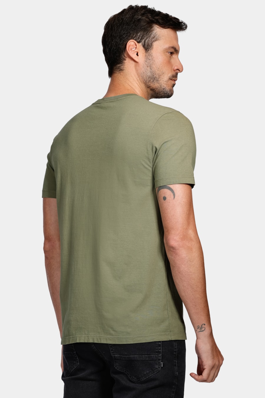 Camiseta Aramis Barcode Verde Militar — foto 4 de 4