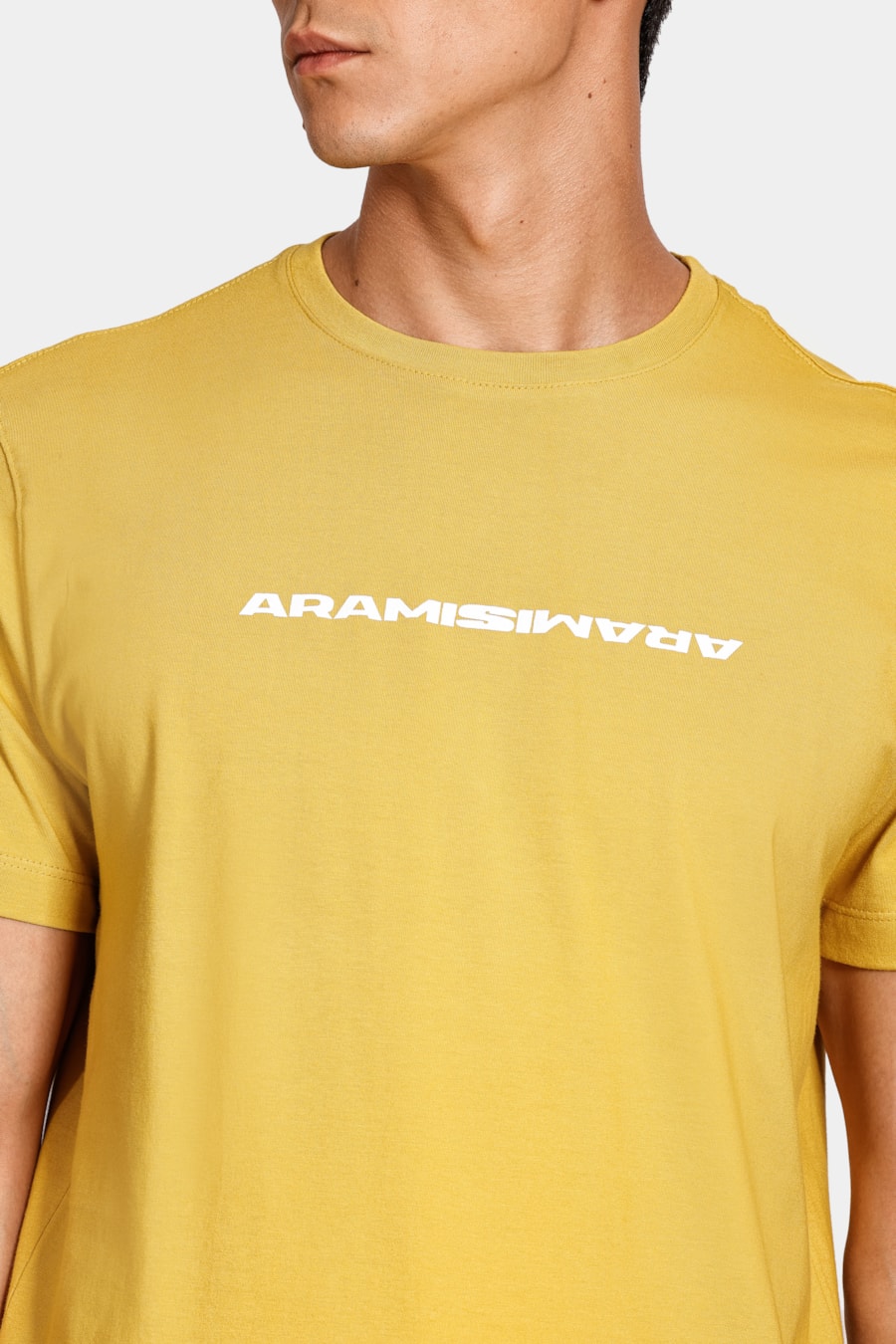 Camiseta Aramis Bold Espelhado Amarelo Mostarda — foto 3 de 4