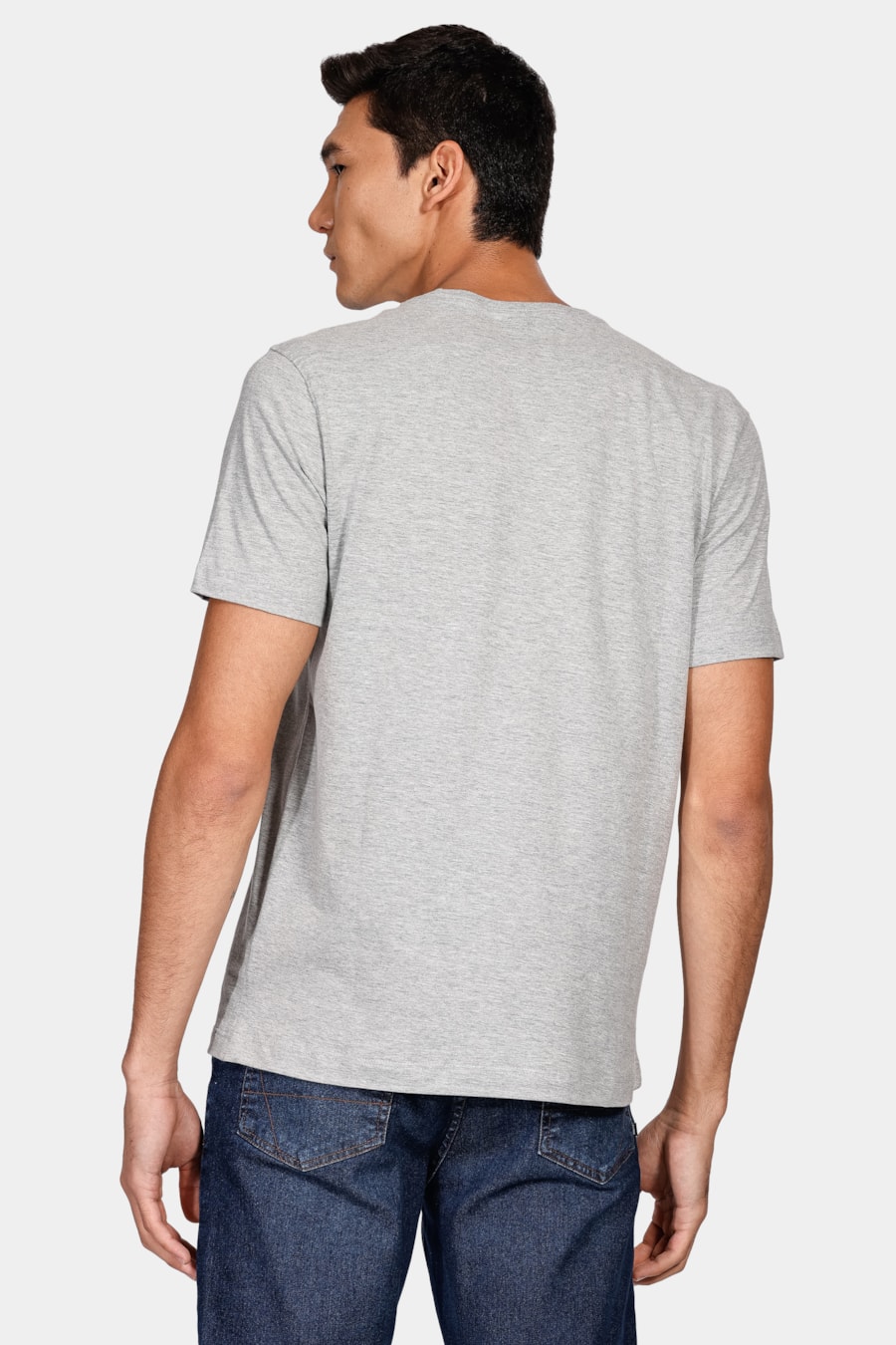 Camiseta Aramis Bold Espelhado Cinza Mescla — foto 4 de 4
