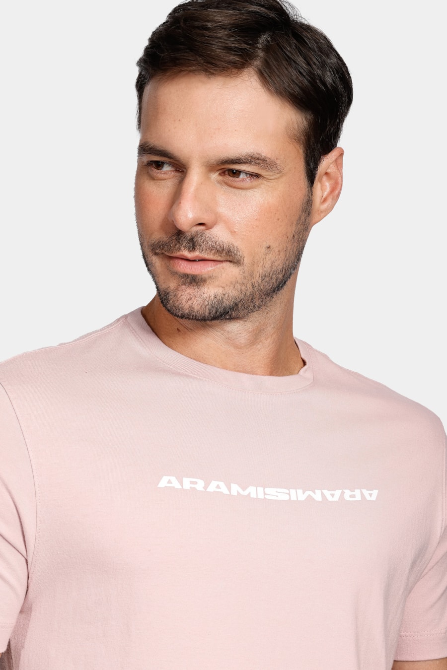 Camiseta Aramis Bold Espelhado Rosa Seco — foto 3 de 4