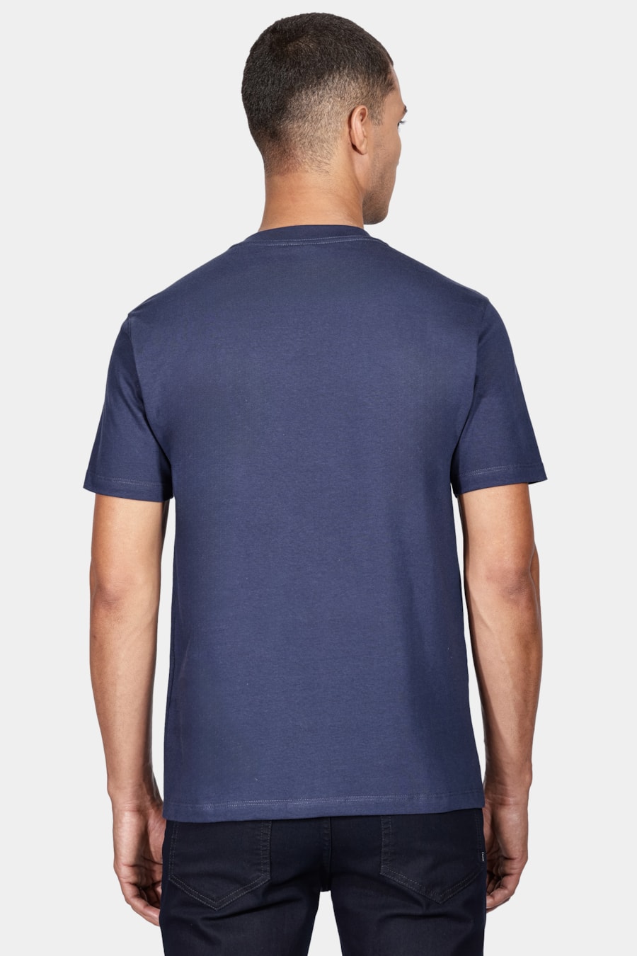 Camiseta Aramis Bordado Azul Marinho — foto 4 de 5