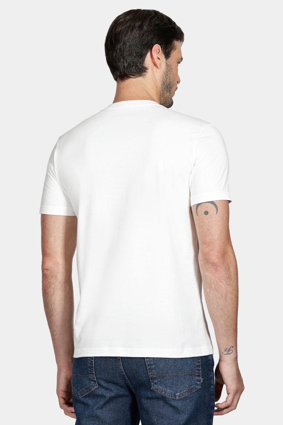 Camiseta Aramis College de Algodão Off White — foto 4 de 4