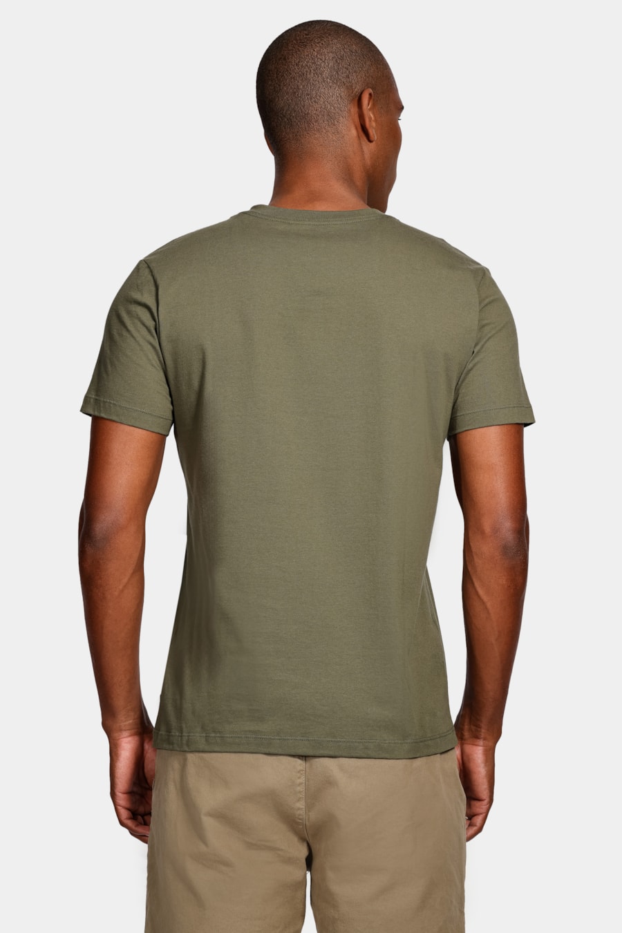 Camiseta Aramis College de Algodão Verde Militar — foto 4 de 4