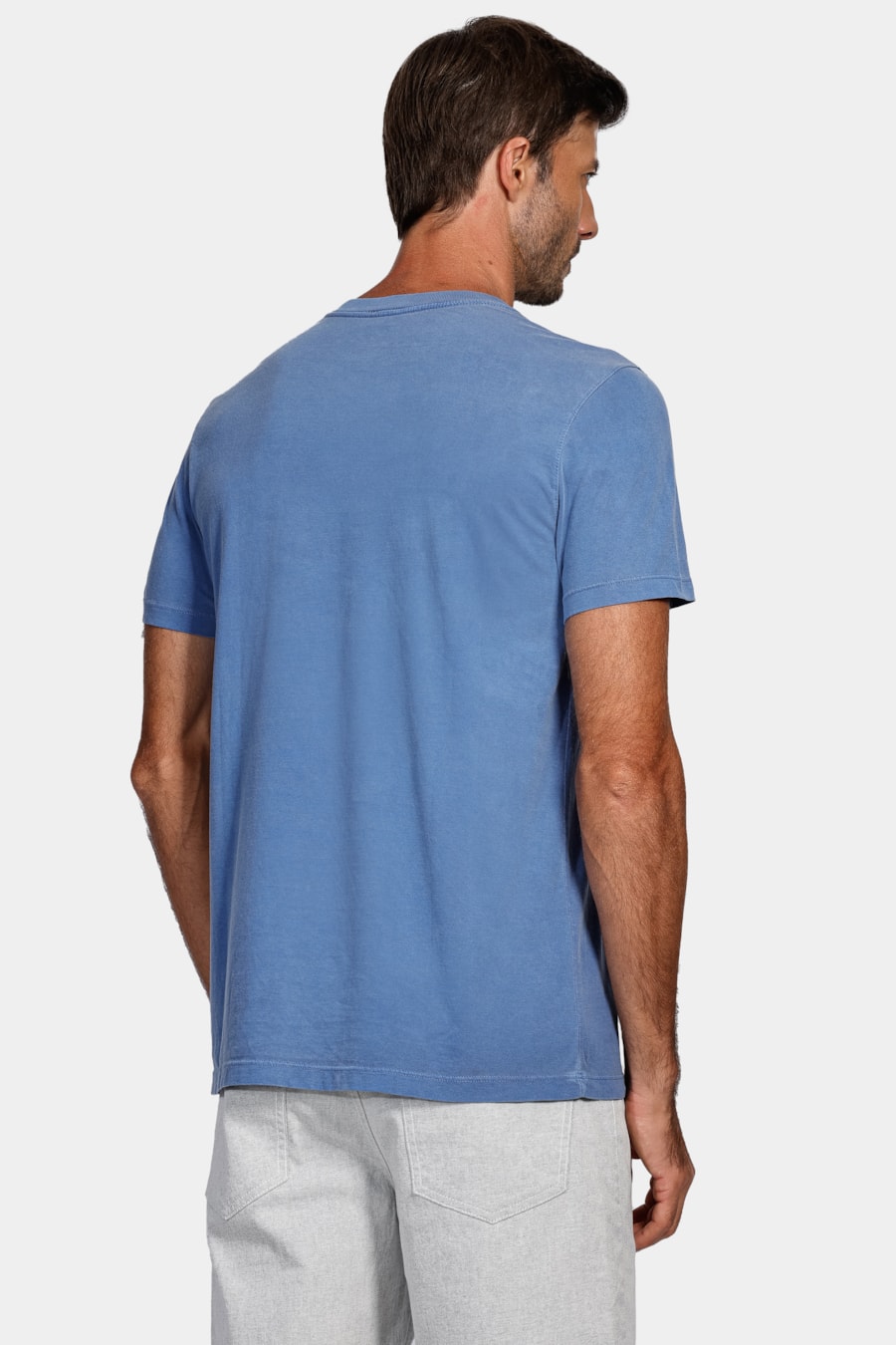 Camiseta Aramis Cortado Stone Azul Royal — foto 4 de 4