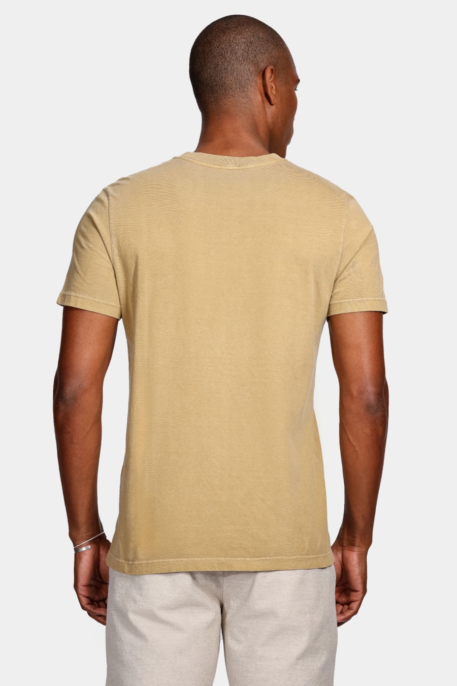Camiseta Aramis Cortado Stone Cáqui Cana de Açucar — foto 4 de 4