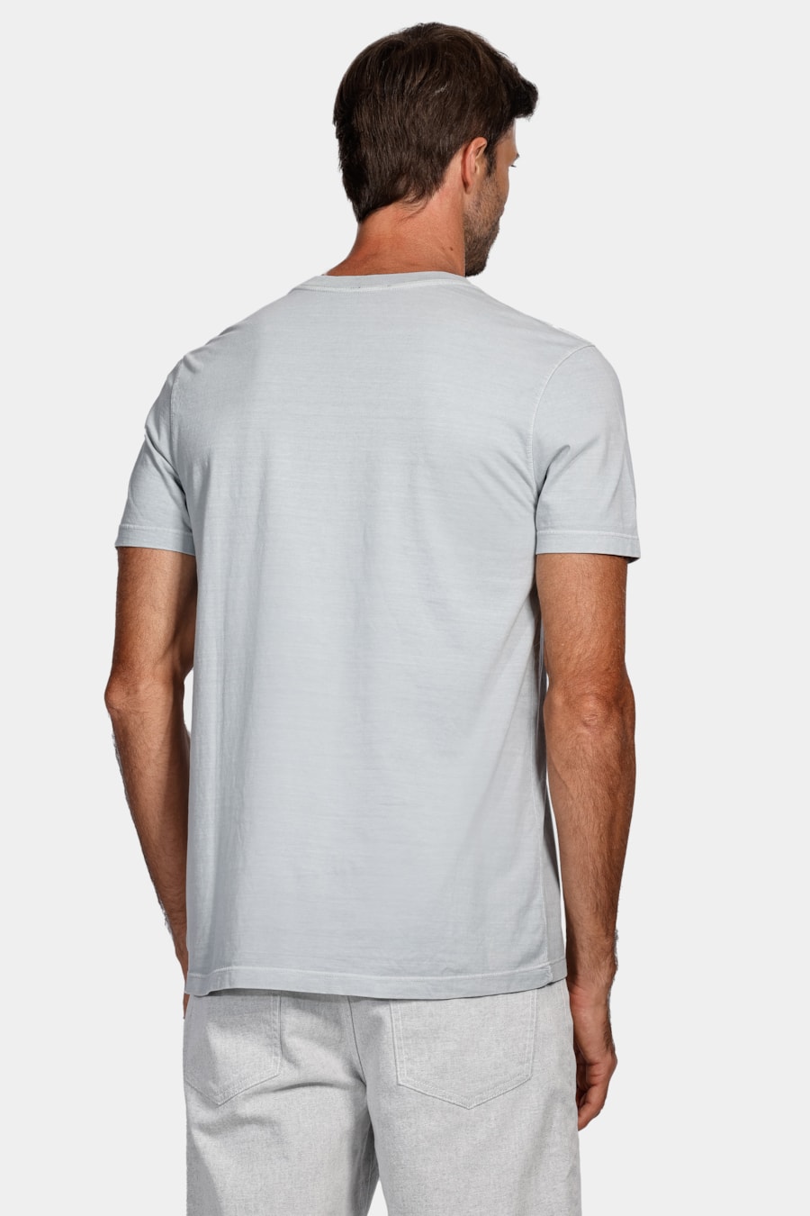 Camiseta Aramis Cortado Stone Cinza Prata — foto 4 de 4