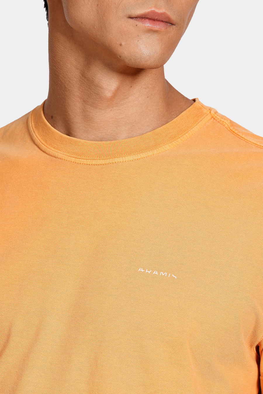 Camiseta Aramis Cortado Stone Laranja Tangerina — foto 3 de 4