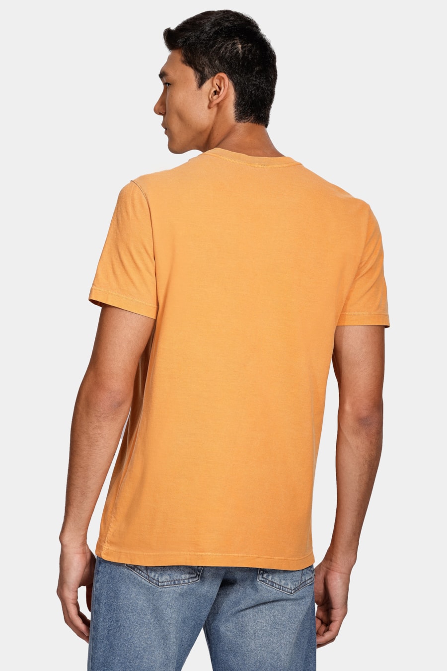 Camiseta Aramis Cortado Stone Laranja Tangerina — foto 4 de 4
