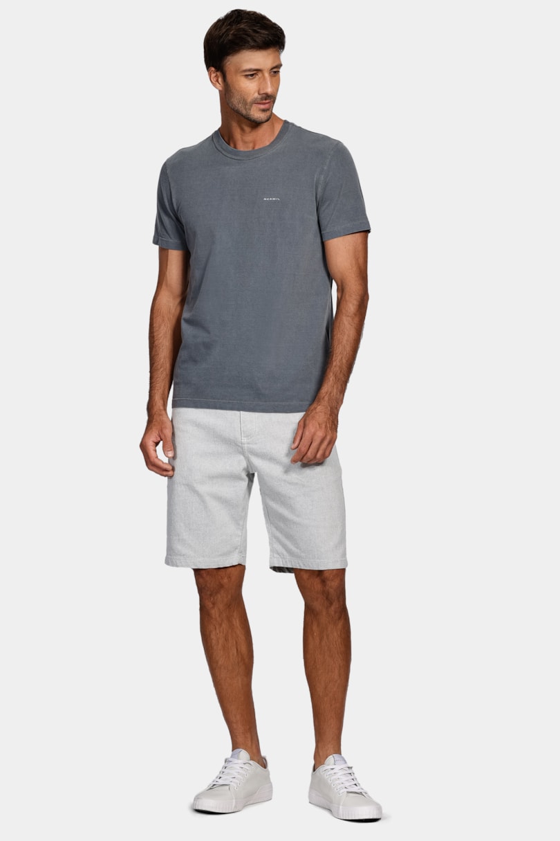Camiseta Aramis Cortado Stone Marinho
