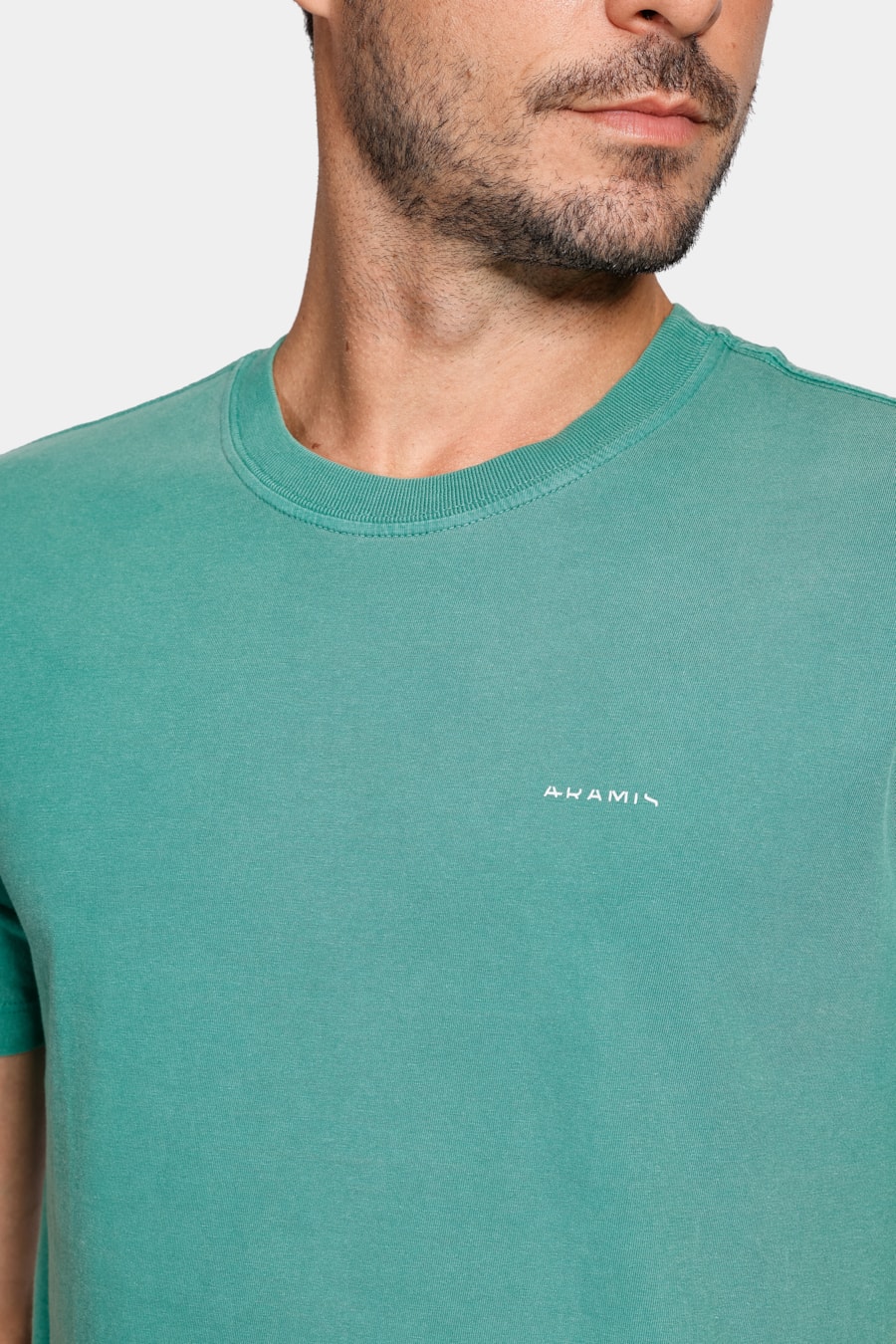 Camiseta Aramis Cortado Stone Verde Amazonia — foto 3 de 4