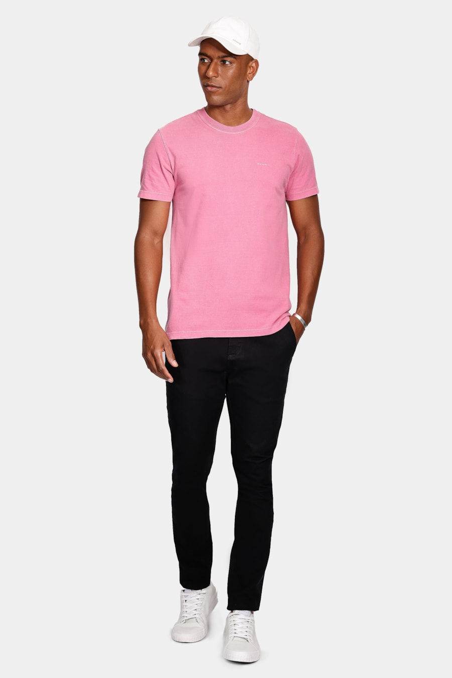 Camiseta Aramis Cortado Stone Vermelho Bordo — foto 2 de 4
